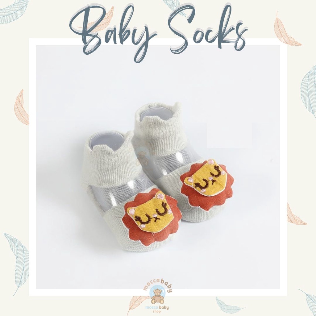 MBSS - Kaos Kaki Bayi Anak Laki Laki Perempuan Import Berkualitas newborn - 12 Bulan / HOLLOW