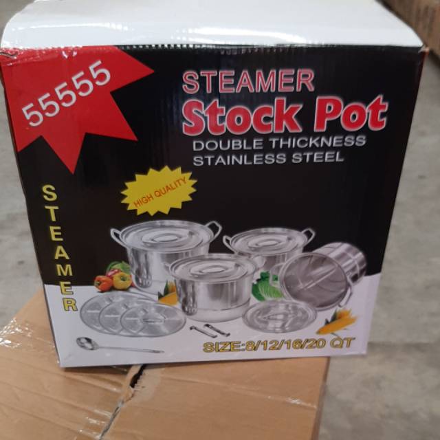Steamer stock pot