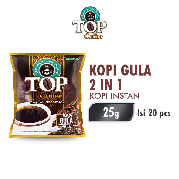 

gt201jyj Top Coffee Kopi Instan Kopi Instan Gula (2In1) 25 Gr X 20 Pcs Ds20X11
