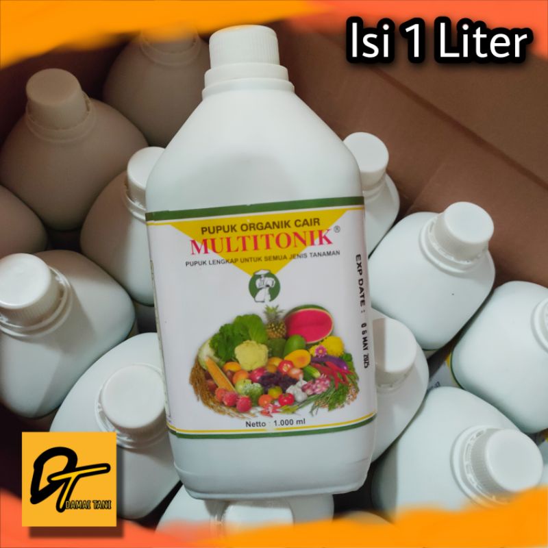 Jual Pupuk Organik Cair Multitonik Umum 1 Liter Untuk Semua Jenis ...