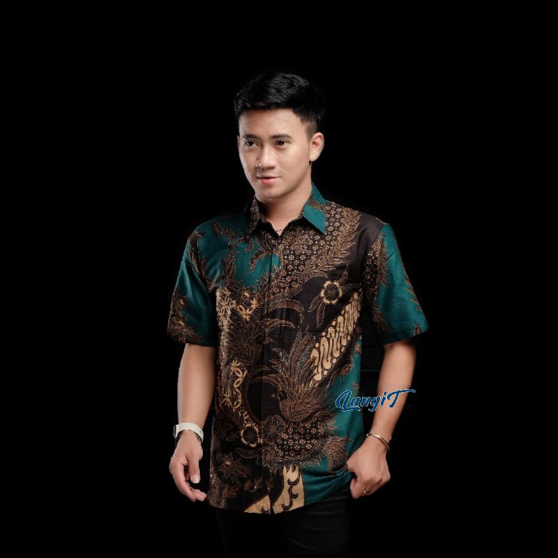 KEMEJA BATIK PRIA/BATIK PRIA/BATIK PRIA JUMBO/HEM BATIK PRIA JUMBO LENGAN PENDEK M L XL XXL 3XL 4XL 5XL 6XL 7XL 8XL 9XL 10XL