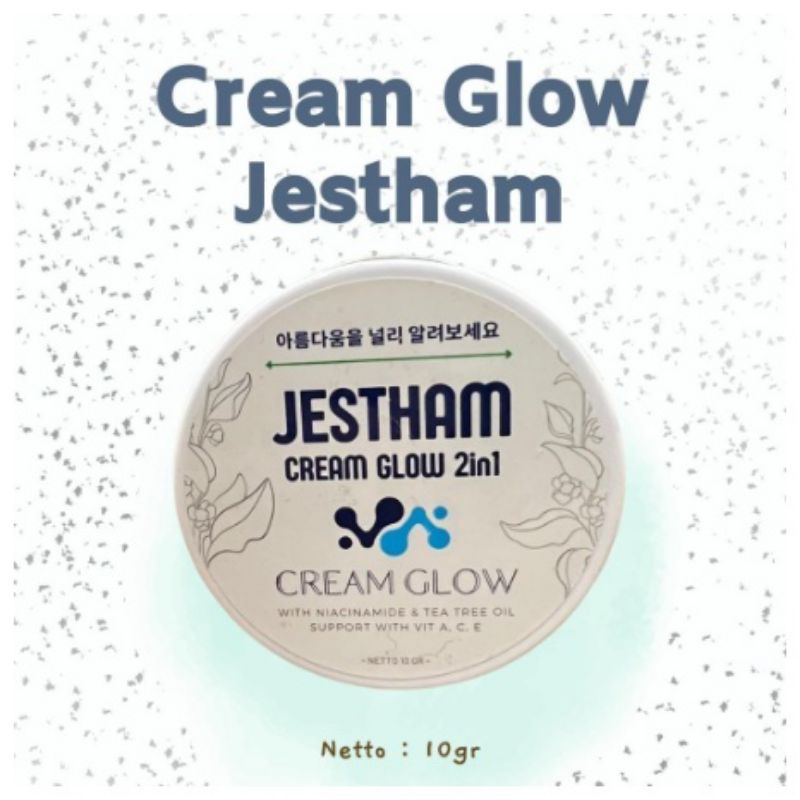 Cream Glow Light Jestham ( Cream Wajah 2 in 1 )
