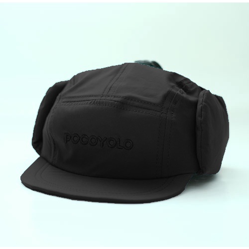 Earflap cap POCOYOLO (Topi anak)-Black