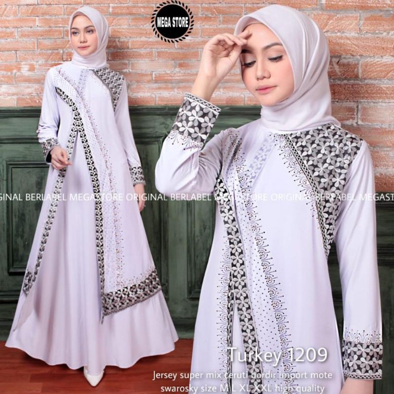 NEW ABAYA TURKEY 1209 TERLARIZZZ