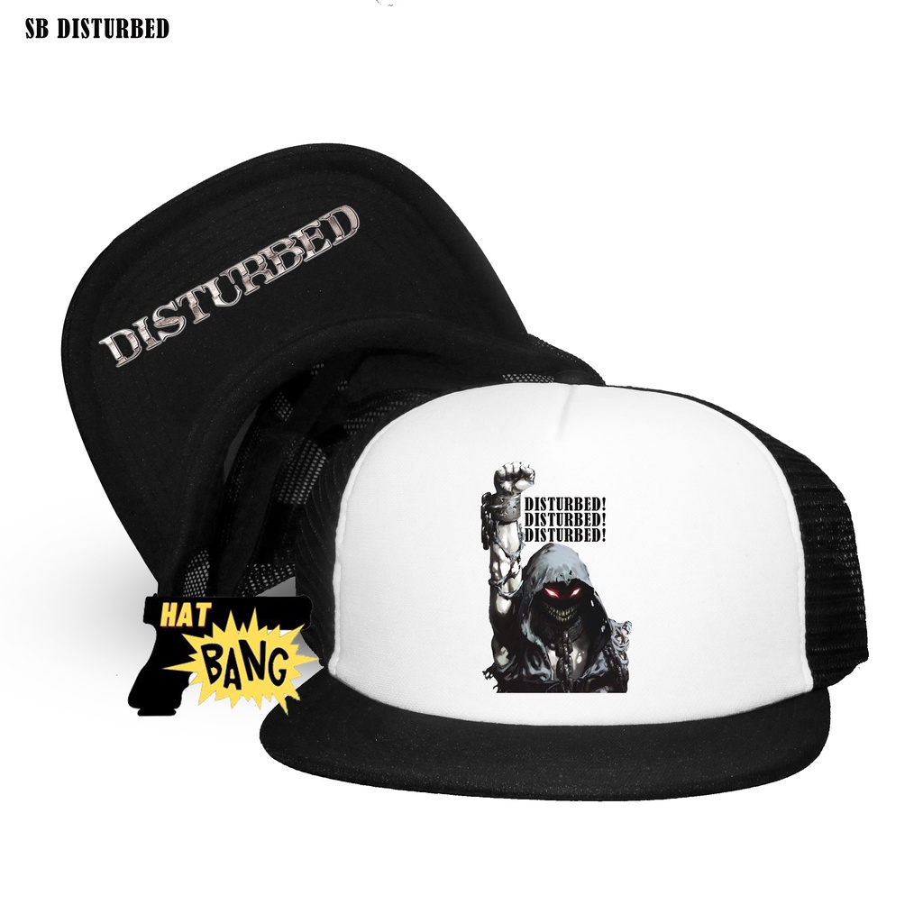 Topi Snapback Disturbed / Topi Disturbed / Snapback Disturbed / Topi Jaring / Topi Band / Topi Band / Snapback Band / Snapback / Topi / Topi Pria / Topi Keren / Snapback keren