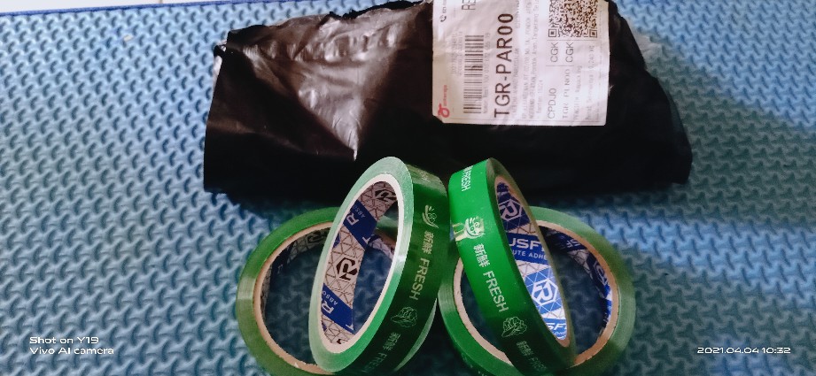 Lakban Sayur Fresh 18mm X 50m Plakban Isolasi Opp Termurah /satuan