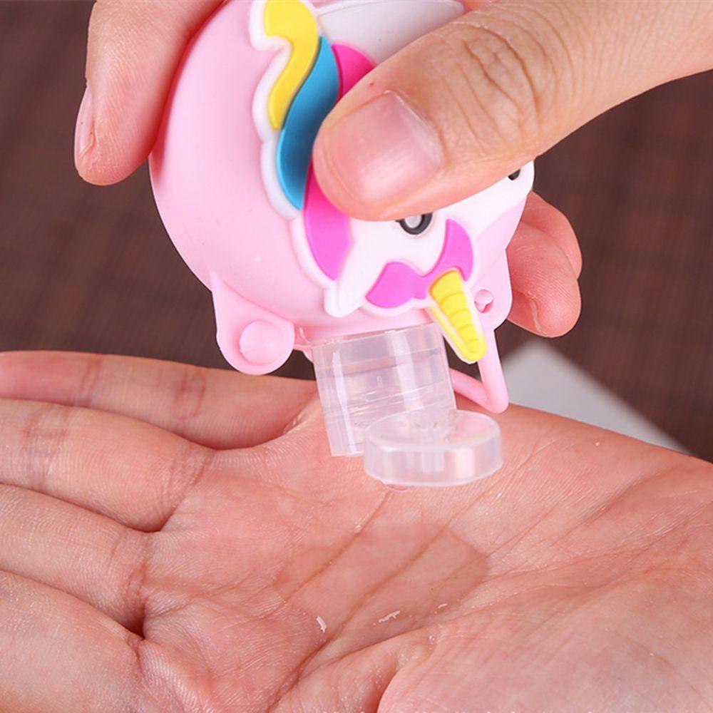 R-flower Hand Sanitizer Botol Case Holder Warna Random Ukuran Travel Wadah Isi Ulang Kartun