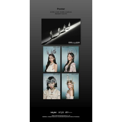 READY POSTER OFFICIAL AESPA DIGIPACK KARINA GISELLE WINTER NINGNING SYNK DIVE