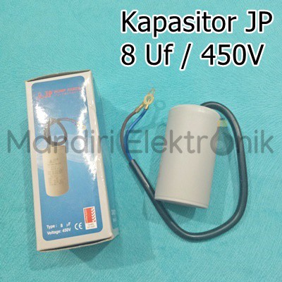 Kapasitor JP 8 Mikro - Kapasitor Kabel 8 Uf / 450V JP