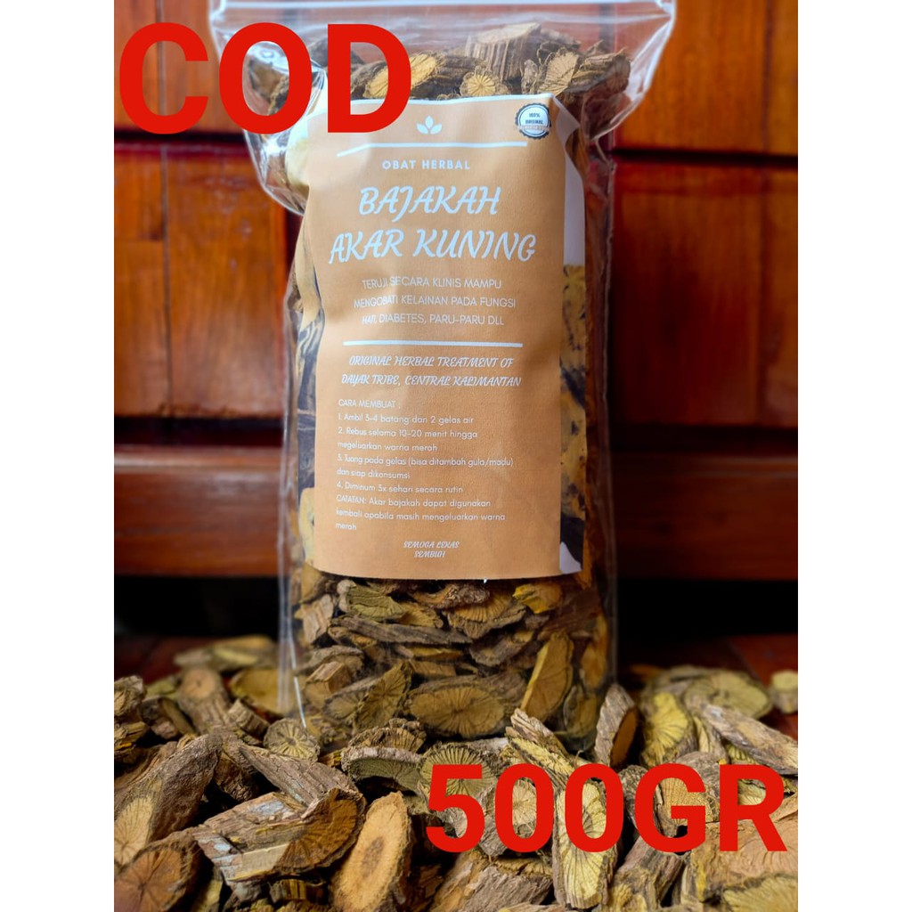 

[COD] 500GR Bajakah Akar Kuning Original 100%