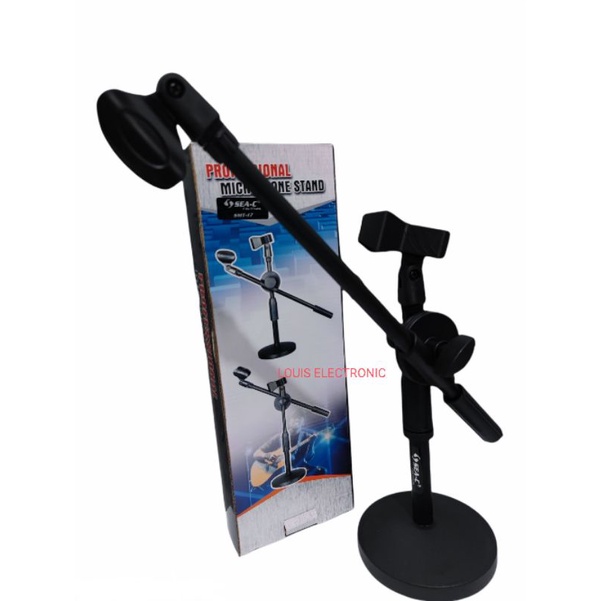 Stand Mic Microphone Meja Besi Tebal SEAC SMT-17