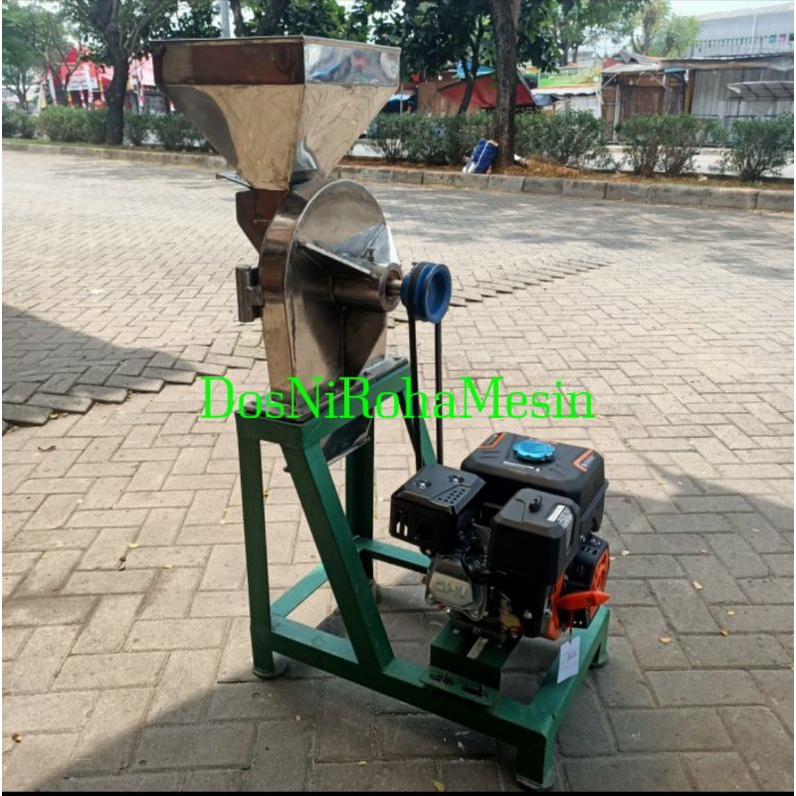 

Mesin Penepung/Tepung Disk Mill Disk Mill FFC23 Komplit Mesin Penggerak Matsumoto 8Hp