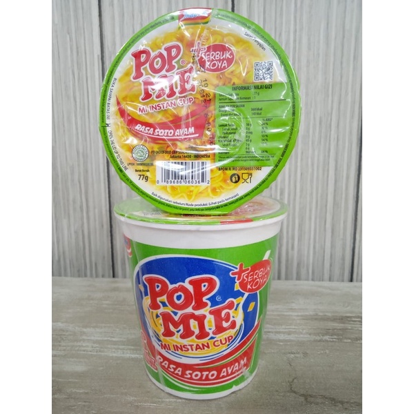 

Pop mie instan cup soto ayam 77 gr