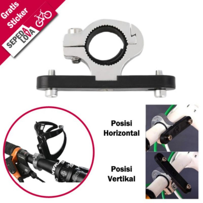 Holder Bracket Breket Tempat Botol Minum Stang dan Seatpost sepeda