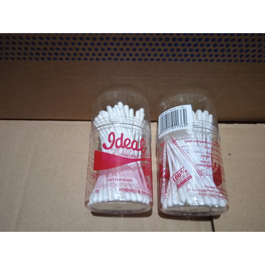 IDEAL Cotton Buds Extra Fine pot 100