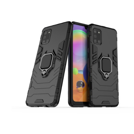 Samsung A31/M31 - Luxury Hard case Armor KickStand with i-ring