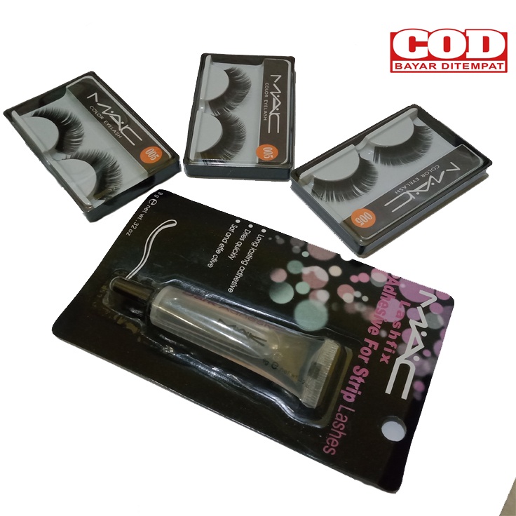 Bulu Mata Palsu 3 Pcs + Lem Bulu Mata 9gr