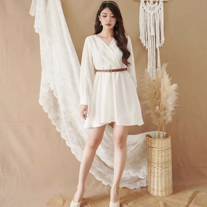 FWG - DRESS VARLA POLOS / DRES / DRESS CASUAL WANITA TERBARU / DRESS WANITA KOREA