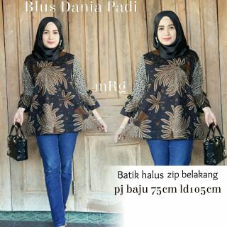 8100 Model Baju Batik Blus Terbaru