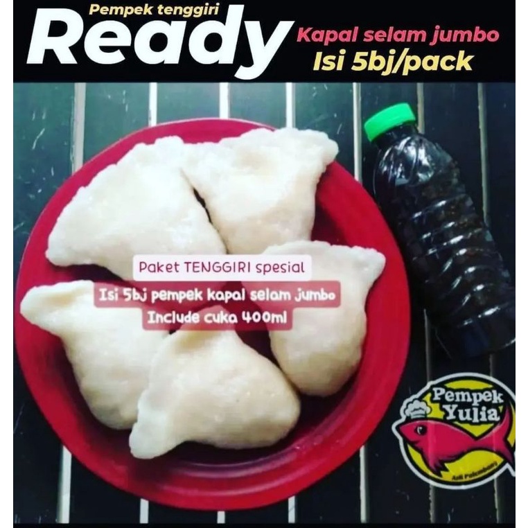 

PEMPEK YULIA [BISA COD] PEMPEK TENGGIRI KAPAL SELAM JUMBO