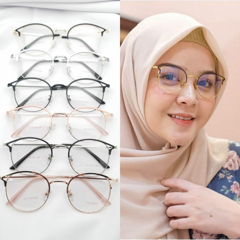 PAKET KACAMATA WANITA LENSA PHOTOCROMIC KODE 9029 Gratis Lensa Minus