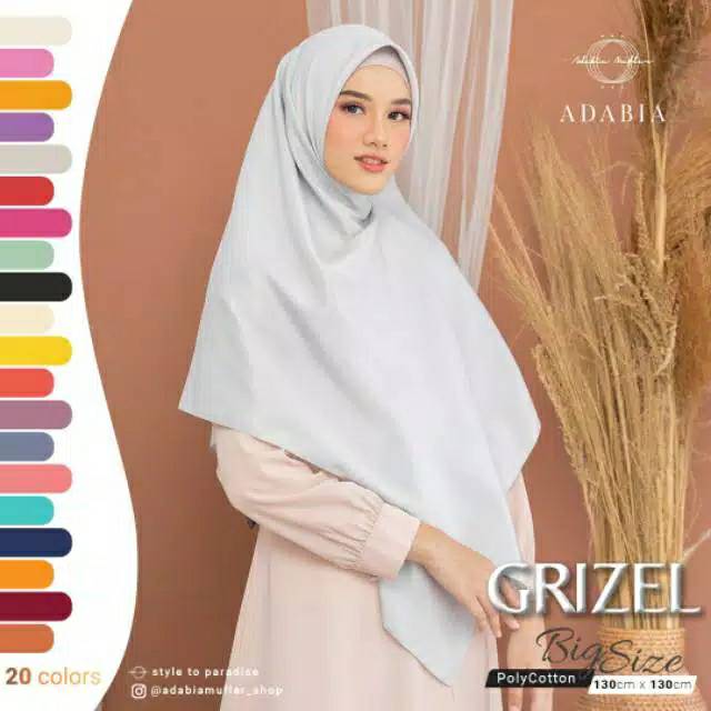HIJAB POLYCOTTON SYARI SEGI EMPAT GRIZEL ADABIA