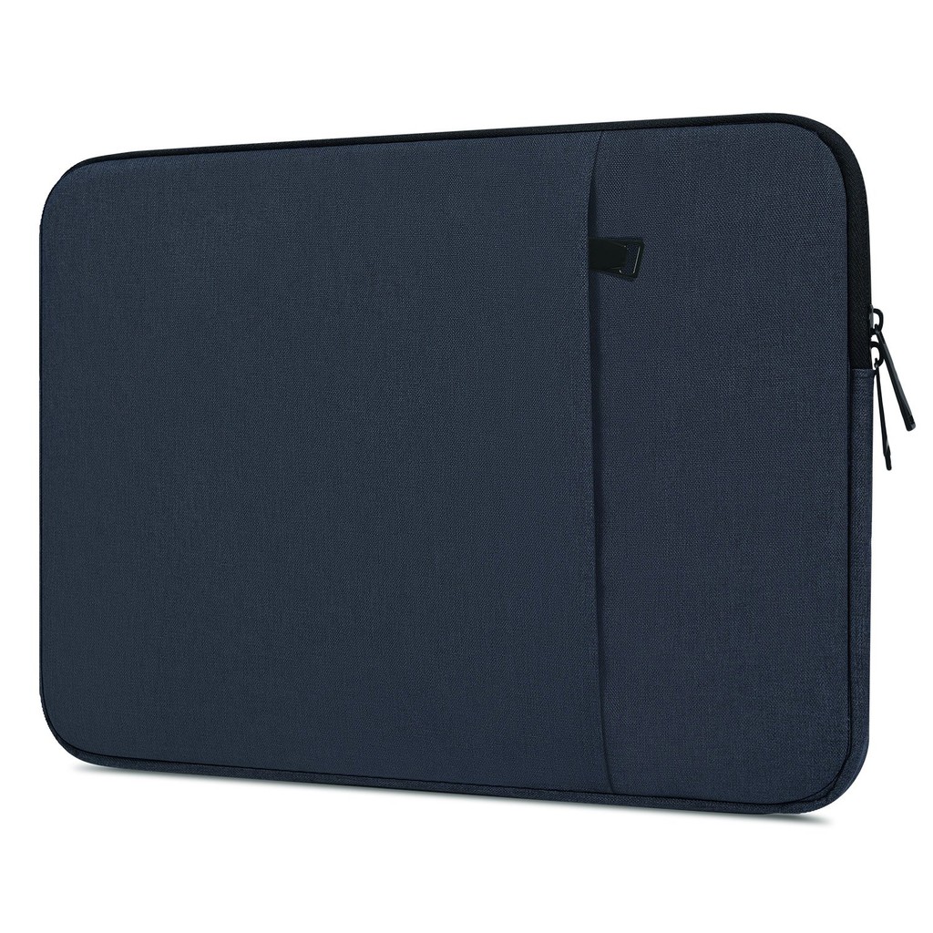 Tas laptop / soft case 14inch nylon sleeve case waterproof - dark blue