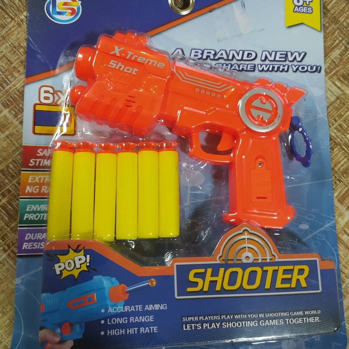 Shooter Mainan Tembakan Soft Gun Anak