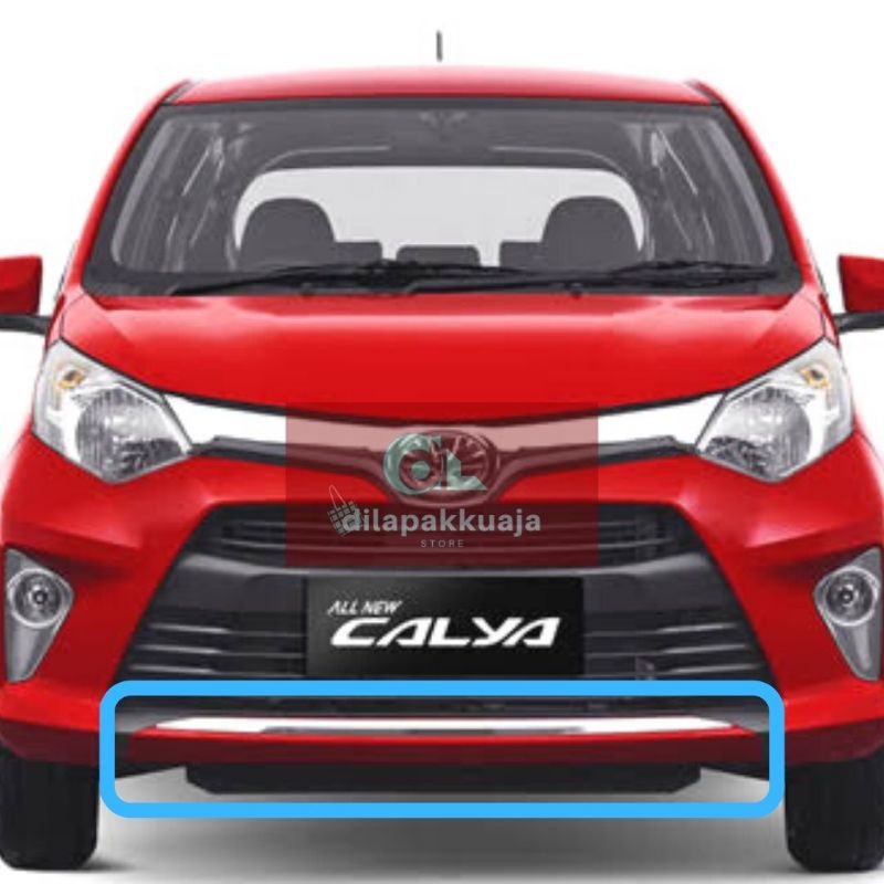 List Bemper Depan Calya Sigra Chrome Lis Bumper Depan Mobil