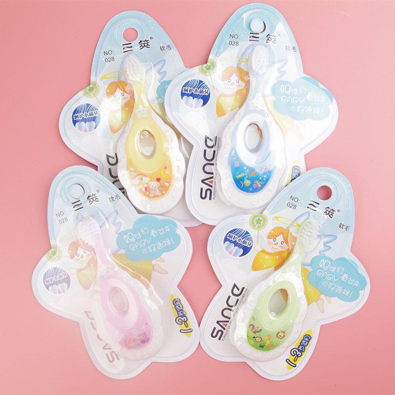 Sikat Gigi Rattle Untuk Anak Bayi Baby Soft Silicone Tooth Brush Teether