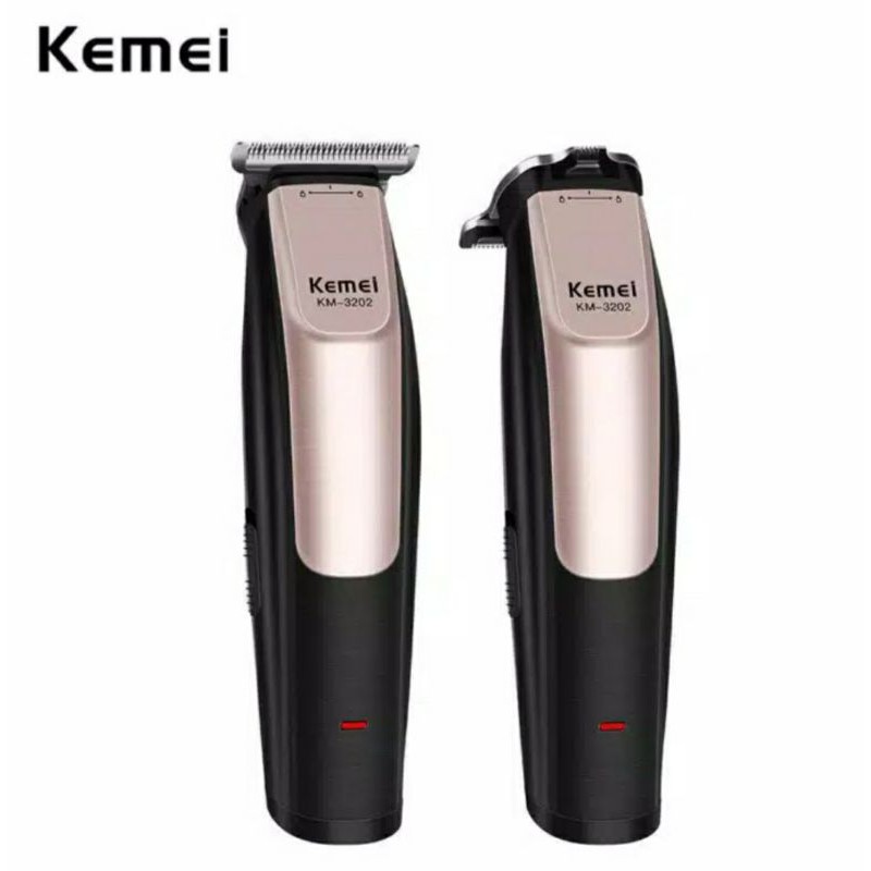 Kemei Alat Mesin Cukur Rambut Kumis Jenggot Km3202 Hair Clipper KliperAnak Dewasa Ukir Murah cas