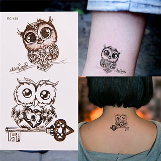 63 Gambar Tato Burung Hantu Hitam Putih HD Terbaik