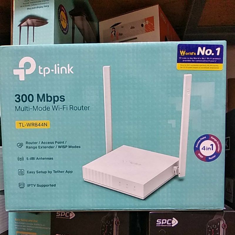 TP Link TL WR844N Router Access Point Extender WISP Modes 5dbi Antenna 4 Lan Port Garansi Resmi TPLINK