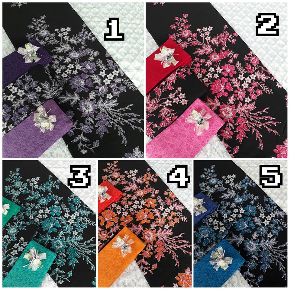 RM Kain Batik Pekalongan Jarik Kebaya Coupe Set Brokat Katun Primis Sogan Lawasan Seragam ...