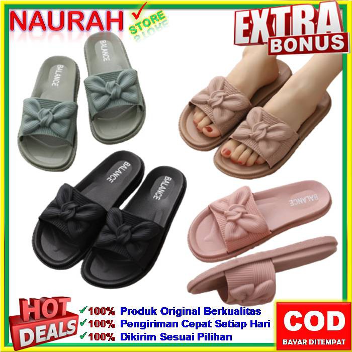 Sandal Wanita Balance 1608 A2 Slop Pita Jelly Original Ringan Empuk Nyaman Awet Anti Slip