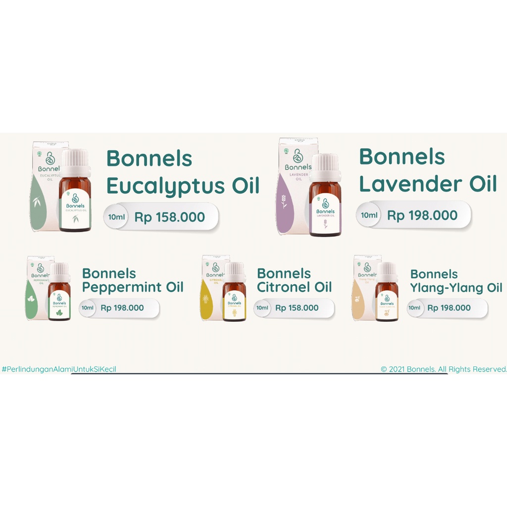 Bonnels essential oil diffuser pengharum ruangan aromaterapi minyak esensial aromatherapy anak baby