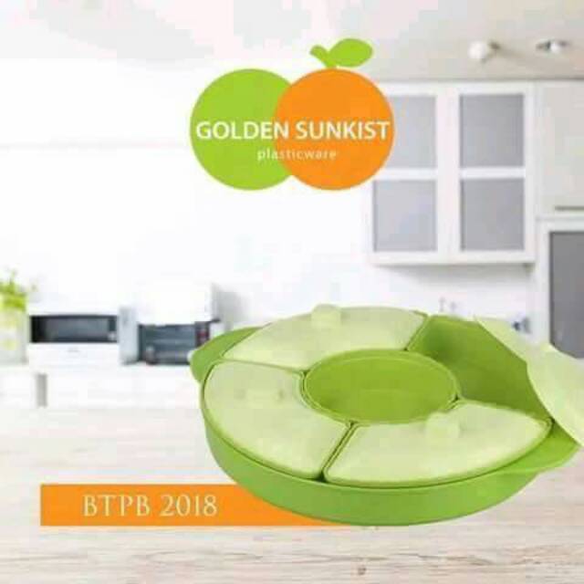 Basi prasmanan bulat golden sunkist
