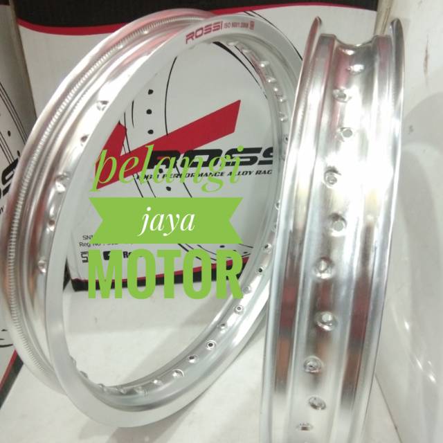 Velg Rossi Uk 185 - 215 Ring17 Warna Silver Untuk Semua Motor