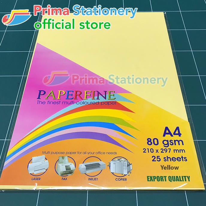 

Kertas HVS Warna Paperfine Yellow