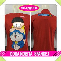 kaos distro keren - kaos pria - kaos doraemon nobita - kaos pria trendy