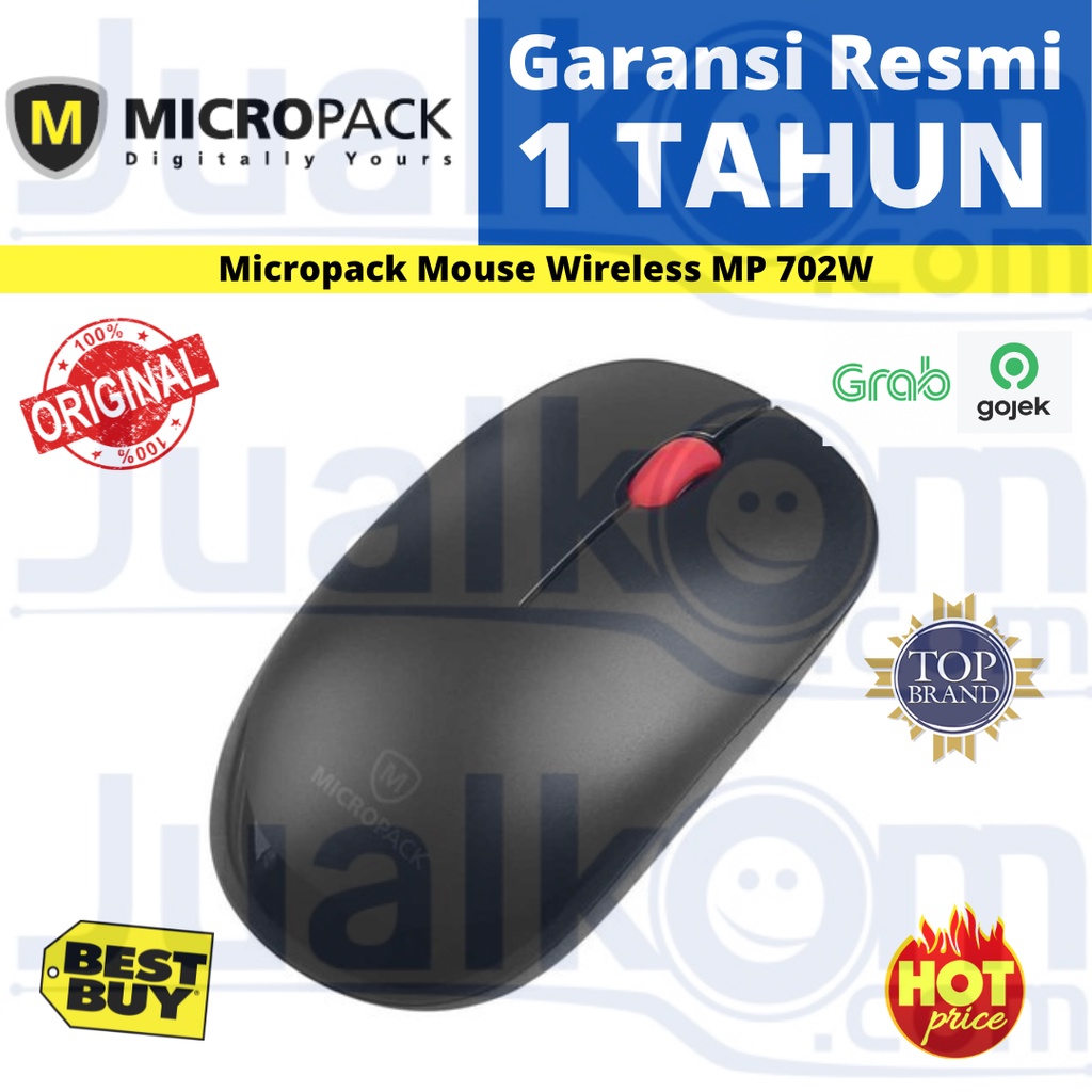 Micropack Optical Wireless Mouse Speedy Lite 2 MP 702W Resmi