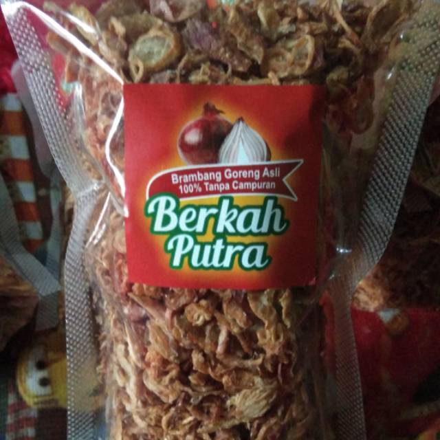 

Brambang goreng asli tanpa campuran asli bawang merah