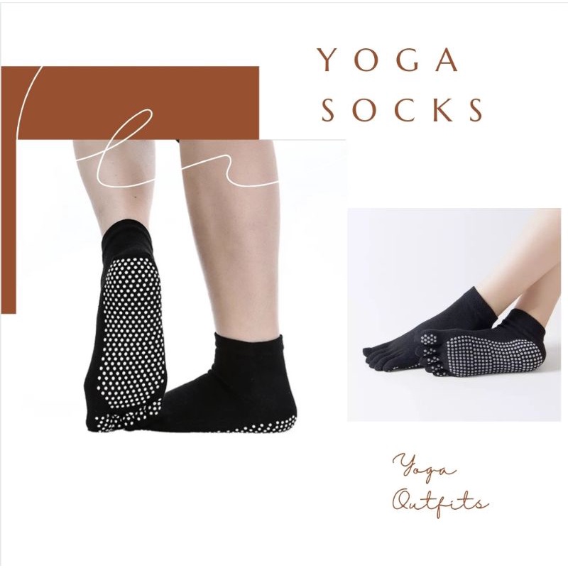 Kaos Kaki Yoga anti slip 5 jari