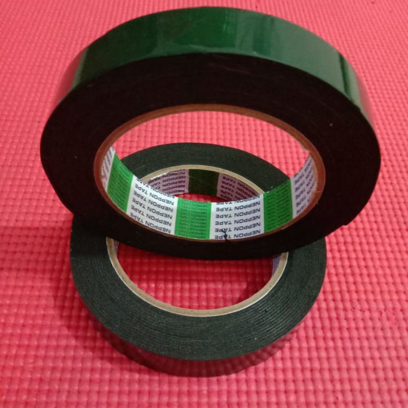 

lem bolak balik/ Double tape warna hijau