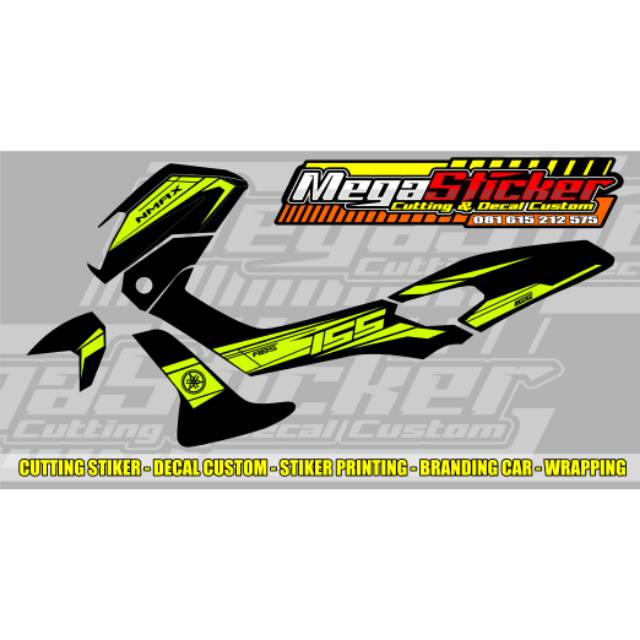 Stiker Nmax - Cutting Nmax - Striping Cutting Nmax