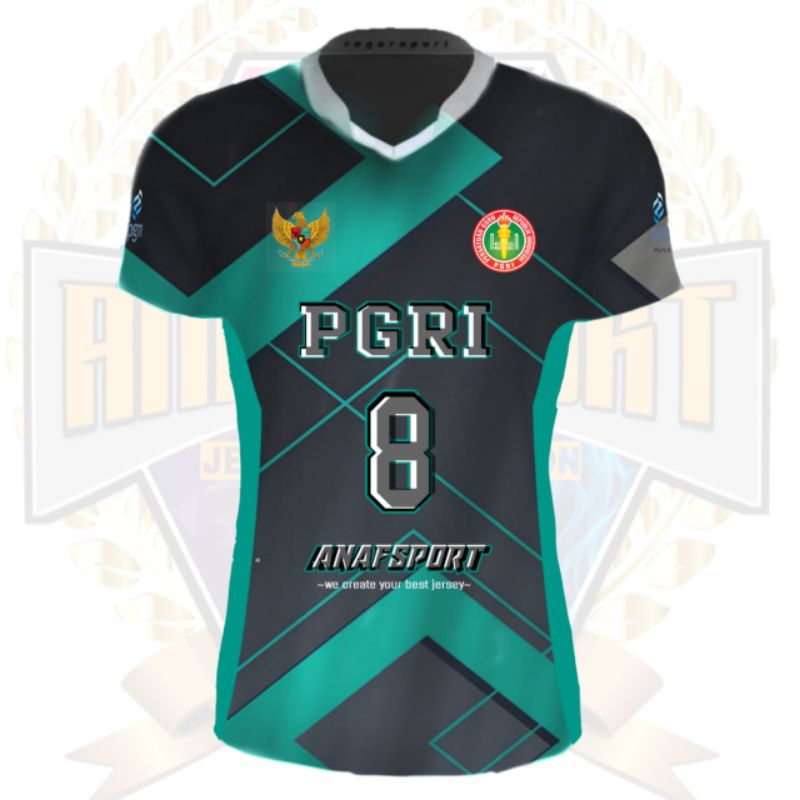 JERSEY EKSKLUSIF ORIGINAL REGARSPORT UNTUK VOLI, BOLA, BADMINTON, FUTSAL DLL