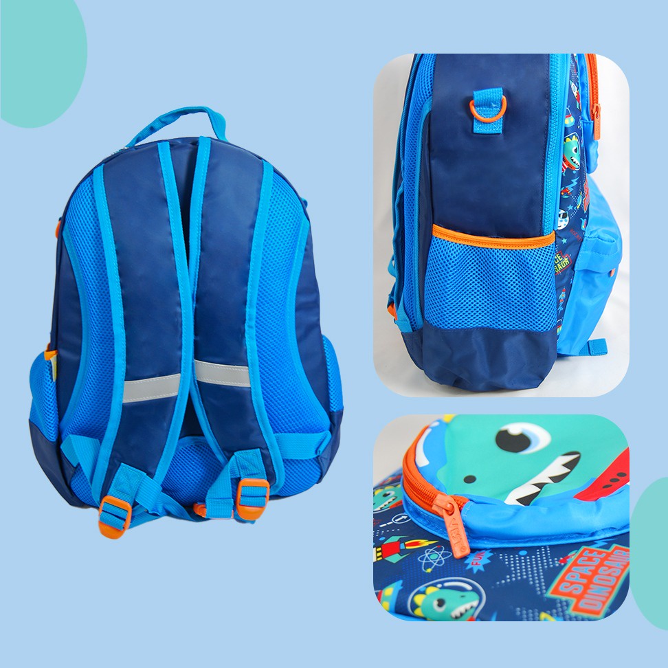 VEST TAS RANSEL ANAK BESAR UNTUK SD DINO/UNICORN/PANDA U2055