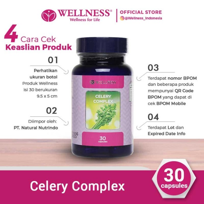Wellness Celery Complex 30 Capsules