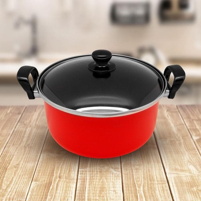 PANCI DUTCH OVEN BAHAN TEFLON MASLON MASPION 26CM TEBAL
