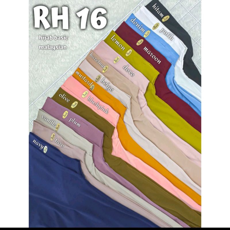 RH 16 HIJAB BASIC NEW RIBYKA